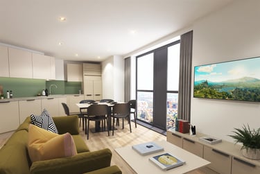 1 bed flat, Broad Lane, Netherthorpe, Sheffield, S14BT - Image 9